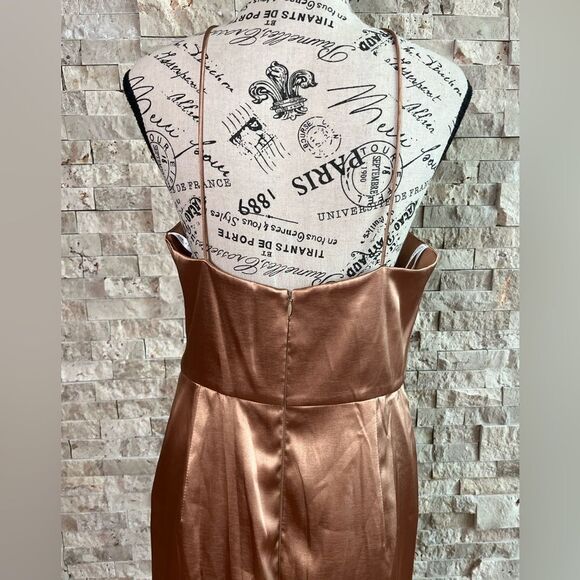 After Six asymmetrical sleeveless bridesmaid dress NWT Size 10 - Picture 8 of 9